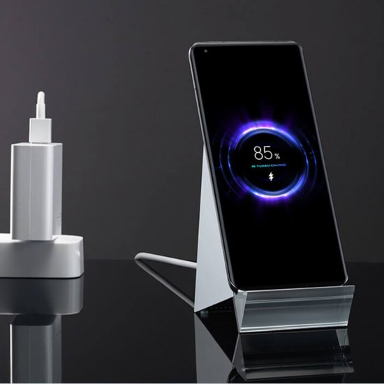 80W Wireless Charger Stand Smart Temperature Control Vertical Charging Base With 120W Wall Charger & 6A Cable for Xiaomi Samsung Huawei OnePlus