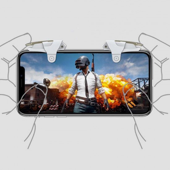 Phone Gamepad Trigger Game Controller PUBG Aim Button Shooter Joystick For iPhone iOS Android Mobile Phone