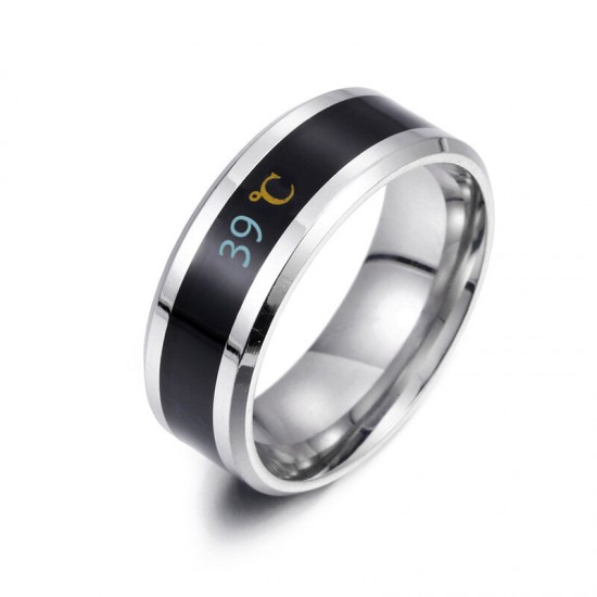 Smart Temperature Couple Ring Detectable Temperature Ring