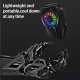 DL06 Universal Mobile Phone Radiator Low Noise with RGB Backlight Shooting PUBG Game Semiconductor Rapid Cooling Fan Gamepad Gaming Cooler for POCO X3 Pro