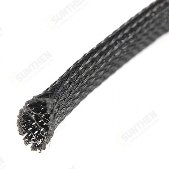 12mm Braided Expandable Sheathing Auto Wire Cable Gland Sleeving