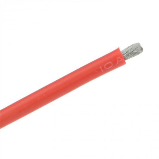 5 Meter Red Silicone Wire Cable 10/12/14/16/18/20/22AWG Flexible Cable