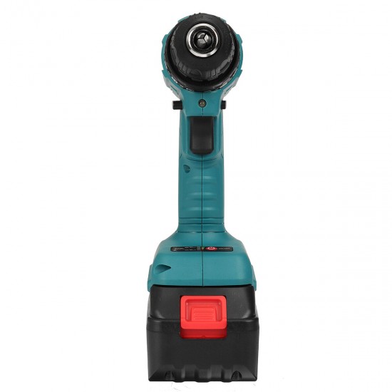 288VF 10mm Electric Drill 25 Gear Torque Adjustment Switch Stepless Speed W/1pc/2pc Battery AU/EU/US Plug