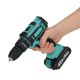 48V 10mm Rechargeable Impact Driver Electric Drill Power Tool 25+3 Gears W/ 1/2 Battery