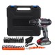 7500mAh Multifunctional Electric Drill Dual Speed Cordless Power Screwdriver Set with Li-ion Battery