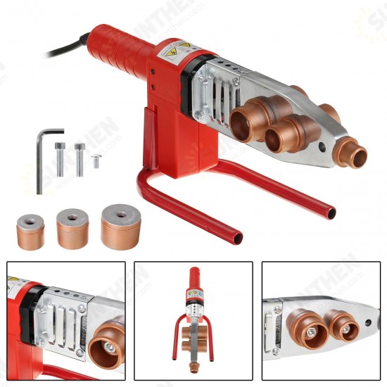 800W Automatic Electric Heating Pipe Welding Tool Machine For PB PPR PE PP Tube