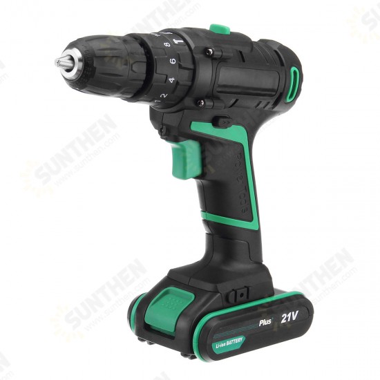 AC100-240V Li-ion Cordless Electric Screwdriver Power Drills 1 Battery 1 Charger With Accessories