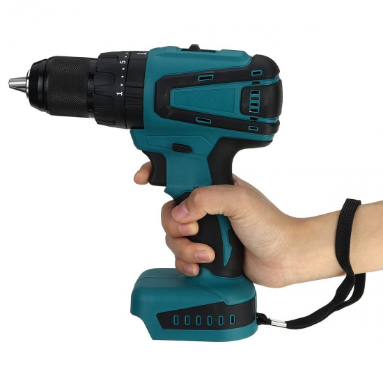 18V 2 Speed Brushless Impact Drill 10/13mm Chuck Rechargeable Electric Screwdriver for Makita 18V Battery