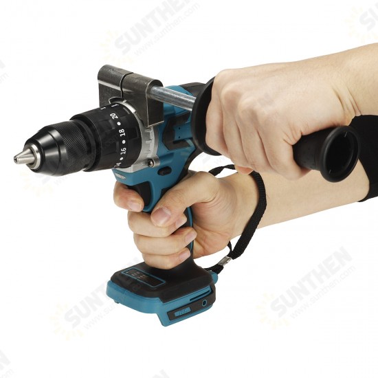 Brushless Electric Drill 20 Torque 520N.M Cordless Screwdriver 13mm Chuck Power Drill for Makita 18V Battery