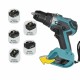 Brushless Impact Drill 13mm Rechargeable Electric 3-In-1 Screwdriver Power Tools For Makita 18V-21V Battery