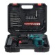 Cordless Rechargeable Electric Drill Screwdriver LED Portable Metal Wood Drilling Tool W/ 1/2pcs Battery & Storage Box