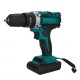 Cordless Rechargeable Electric Drill Screwdriver LED Portable Metal Wood Drilling Tool W/ 1/2pcs Battery & Storage Box