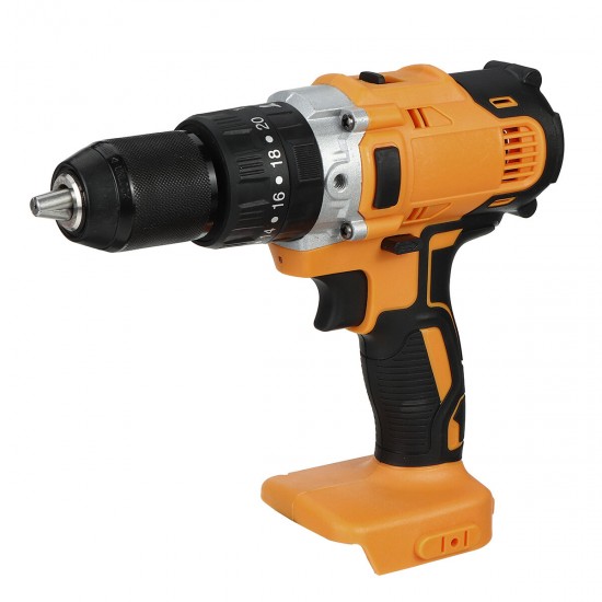 Dual Speed Brushed Impact Drill 13mm Chuck Rechargeable Electric Screwdriver for Makita 18V Battery