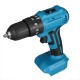 Dual Speed Brushless Impact Electric Drill 10/13mm Chuck Rechargeable Electric Screwdriver for Makita 18V Battery