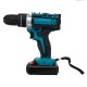 48VF Cordless Impact Electric Screwdriver Drill 25+3 Gear Forward/Reverse Switch Power Screw Driver W/ 1 Or 2 Li-ion Battery