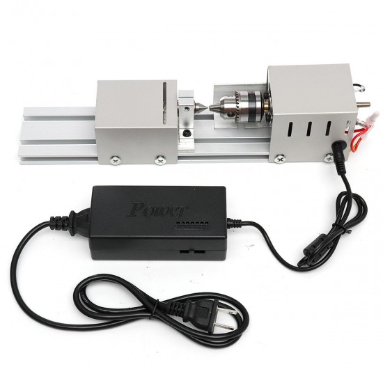 Multifunction 100W Mini Lathe Beads Machine Polisher Table Saw DIY Wood Lathe