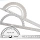 10-30cm Woodworking 180 Degree Adjustable Protractor Angle Finder Ruler Stainless Steel Caliper Measuring Tools