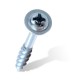 100Pcs Woodworking 25/32/38/50/63mm Pocket Hole Screws PH2 Cross Driver Head Self-tapping Screw for Pocket Hole Jig