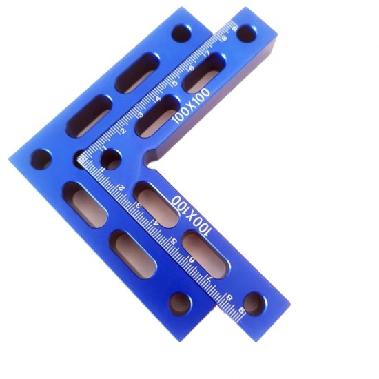 100mm 90 Degrees L-Shaped Auxiliary Fixture Splicing Board Positioning Panel Fixed Clip Clamping Square Right Anlge Ruler Woodworking Tools