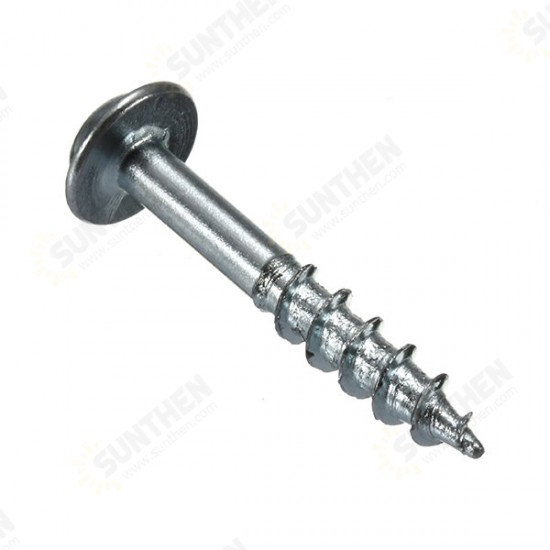 100pcs ST4-20/25/38 Screws Carbon Steel Cross Head ST4 Woodworking Screw Half-tooth Self-tapping