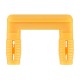 10pcs U-shaped Wood Board Connector Plastic Stealth Right Angle Fixed Cabinet Hinge Buckle Lock Furniture Fastener Hardware