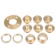 11Pcs Pure Copper Premium Router Guide Bush Set 10-30mm Router Bushing Guide Woodworking Tool