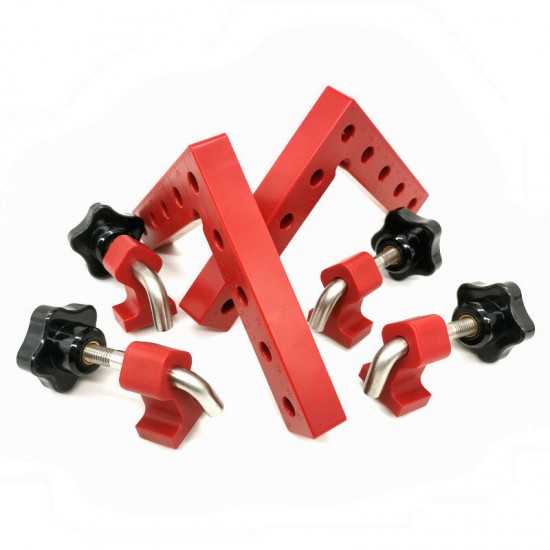 120/160MM Woodworking Right Angle Positioning Clamp Woodworking Square Positioning Fastening Tools Corner Ruler