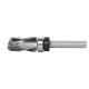 12.7*25.4*67MM Carbide Lower Bearing Spiral Trimming CNC Router Bit End Mill 1/4inch 6.35mm Shank for Woodworking