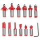 12pcs Wood Working Router Bit Cutter Tungsten Carbide Rotary Tool Set