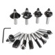 12pcs Wood Working Router Bit Cutter Tungsten Carbide Rotary Tool Set