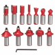 12pcs Wood Working Router Bit Cutter Tungsten Carbide Rotary Tool Set