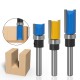 1/4inch/6mm Shank Flush Trim Router Bit Pattern Bit Top Bottom Bearing Blade Template Wood Milling Cutter Carpenter