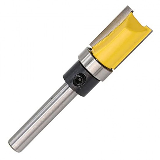 1/4inch/6mm Shank Flush Trim Router Bit Pattern Bit Top Bottom Bearing Blade Template Wood Milling Cutter Carpenter