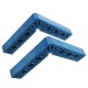 150x150mm 90 Degrees Positioning Ruler Engineering Plastic L-Type Corner Clamp For Woodworking Carpenter Clamping Tool