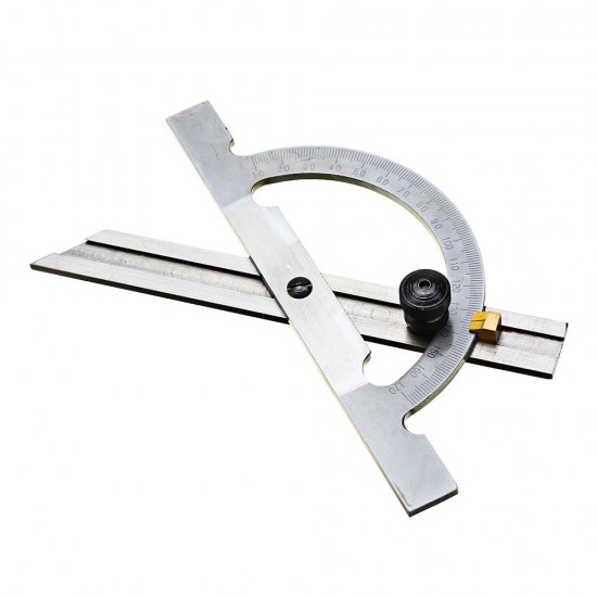 150x100mm Stainless Steel Adjustable Protractor 10-170 Degree Angle Ruler Woodworking Tool