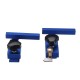 1PC Blue Aluminum Alloy Miter Track Stop for 30/45 T-Slot T-Track Woodworking Tool