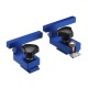 1PC Blue Aluminum Alloy Miter Track Stop for 30/45 T-Slot T-Track Woodworking Tool