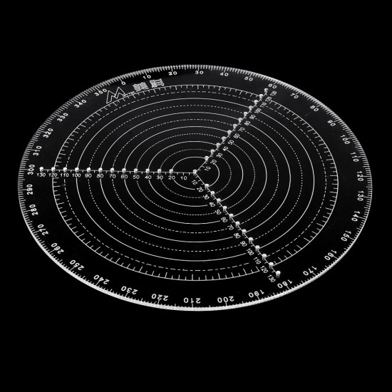 200mm/300mm Center Finder Tool Woodworking Compass for Woodturners Bowls Lathe Wood Turning Clear Acrylic Drawing Circles Diameter