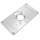 235X120X8mm Trimming Machine Flip Panel Woodworking Router Table Insert Plate