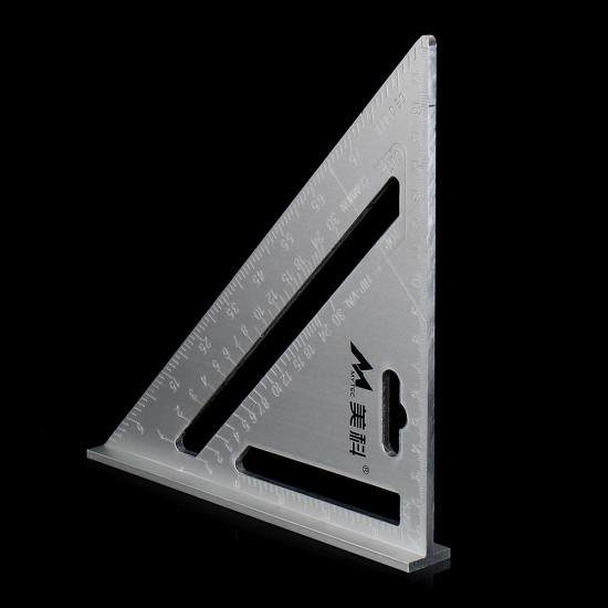 265X188x188mm Metric Aluminum Alloy Speed Square Rafter Triangle Ruler Woodworking Carpenters Marking Tool