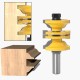 2Pcs 1/2 Inch/12mm Shank Milling Cutter Wood Carving Entry & Interior Door Ogee Router Bit Set For Wood Woodworking Machine