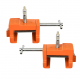 2Pcs Woodworking Locker Punch Fixing Clip Showcase Puncher Woodworking Punch Clip Cabinet Claw