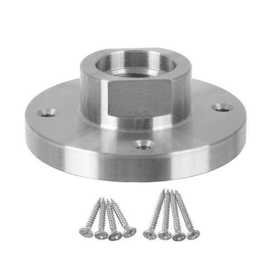 3 inch/75mm Steel Face Plate with Screws M33*3.5/1inch8TPI Thread for Wood Lathe Turning Woodworking Tool