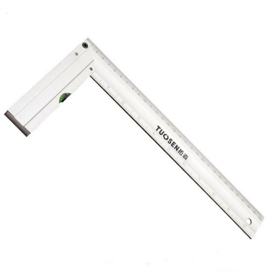 300/500MM 90 Degree Square Woodworking Angle Ruler Stamping Scale Turning Ruler Aluminum Alloy Square Turning Ruler Woodworking Tools