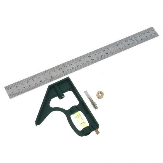 304 Stainless Steel Measuring Tool Combination Angle Ruler Multifunctional Combined Angle Ruler