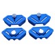 4pcs Adjustable Right Angle Positioning Clamp 76*76*42mm Woodworking Corner Clamp Right Clips DIY Fixture Hand Tool Set for Taper T Joints Plate