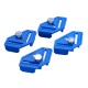 4pcs Adjustable Right Angle Positioning Clamp 76*76*42mm Woodworking Corner Clamp Right Clips DIY Fixture Hand Tool Set for Taper T Joints Plate