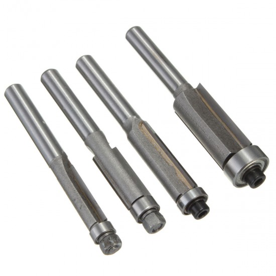 6/8/10/12mmFlush Trim Bit 1/4inch Shank Router Bits Carbide Tipped Bits