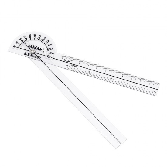 6Pcs 360° 12/8/6 Inch Medical Spinal Ruler Goniometer Angle Protractor Angle Ruler