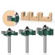 6mm or 1/4 inch Shank CNC Spoilboard Surfacing Router Bit 4 Wings Wood Surface Planer Bit Slab Flattening Router Cutter